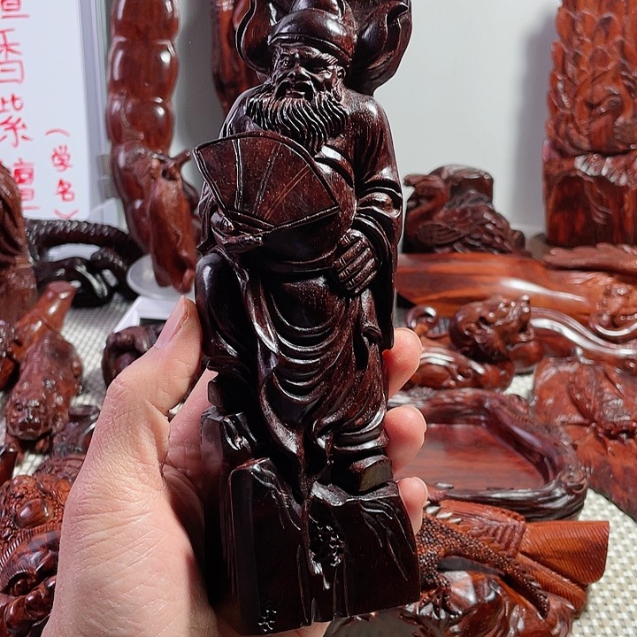 开****)印度小叶紫檀钟馗