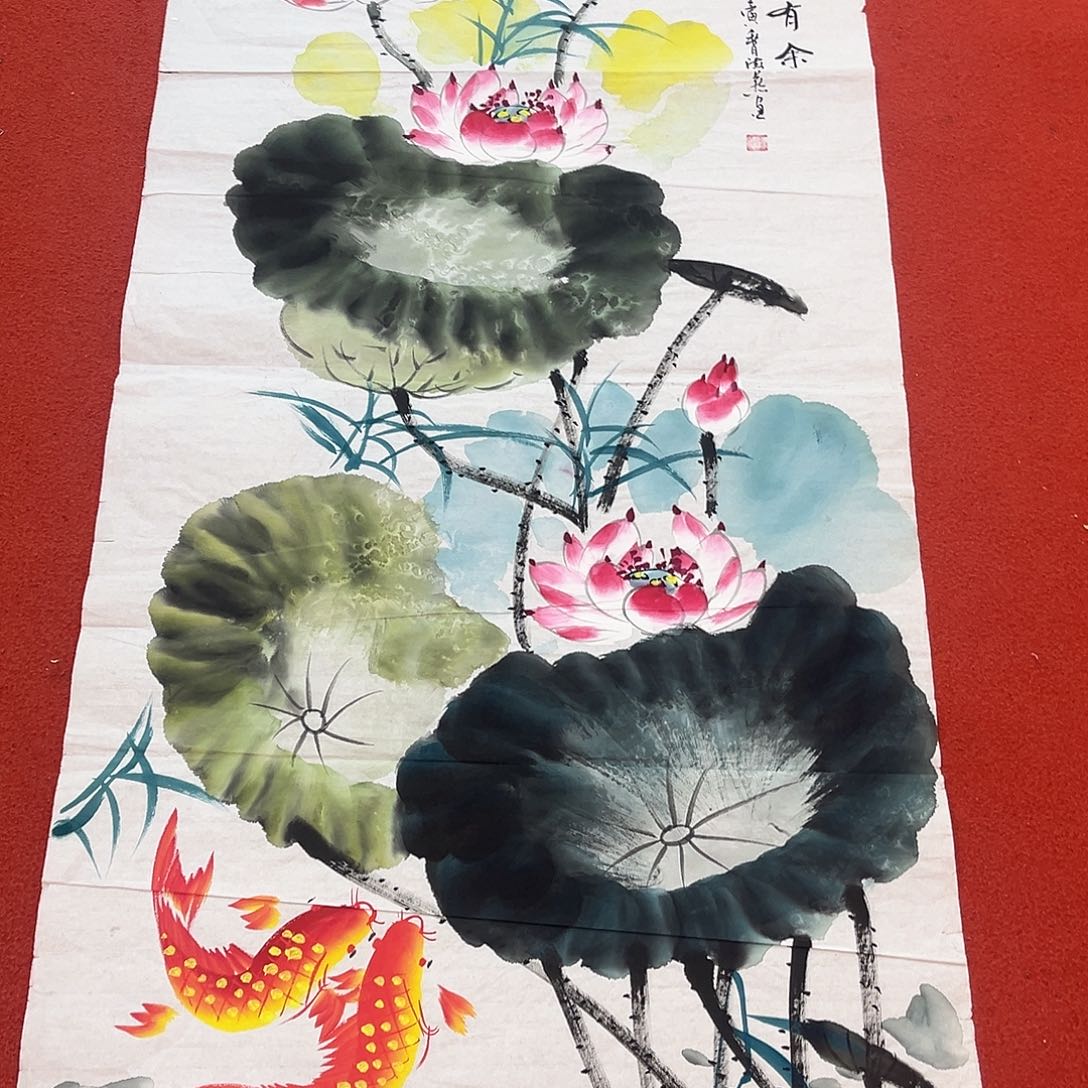 国画满意字画手绘作品