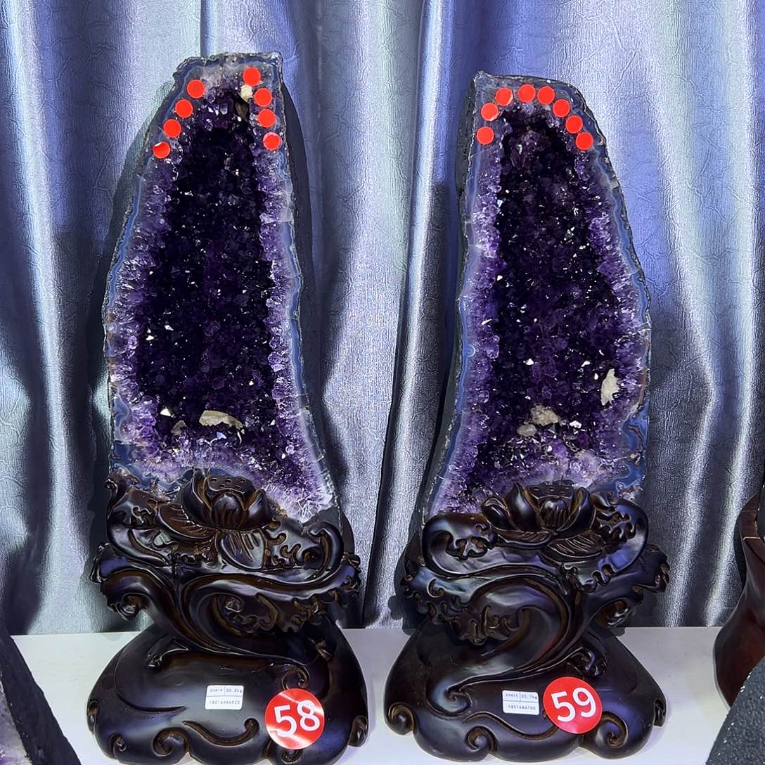 未镶嵌紫晶大型摆件（非配饰）