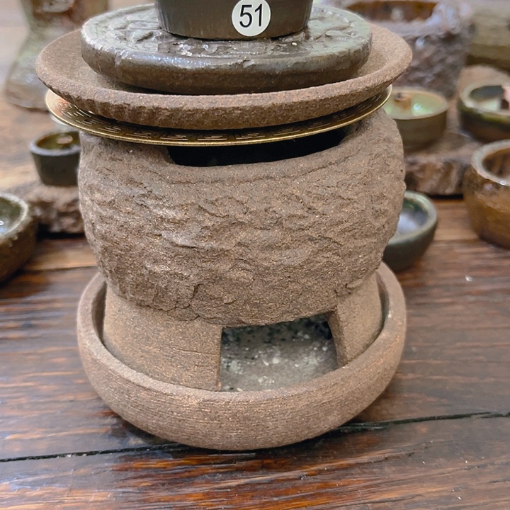 凝***脂陶小福泥陶艺茶几风