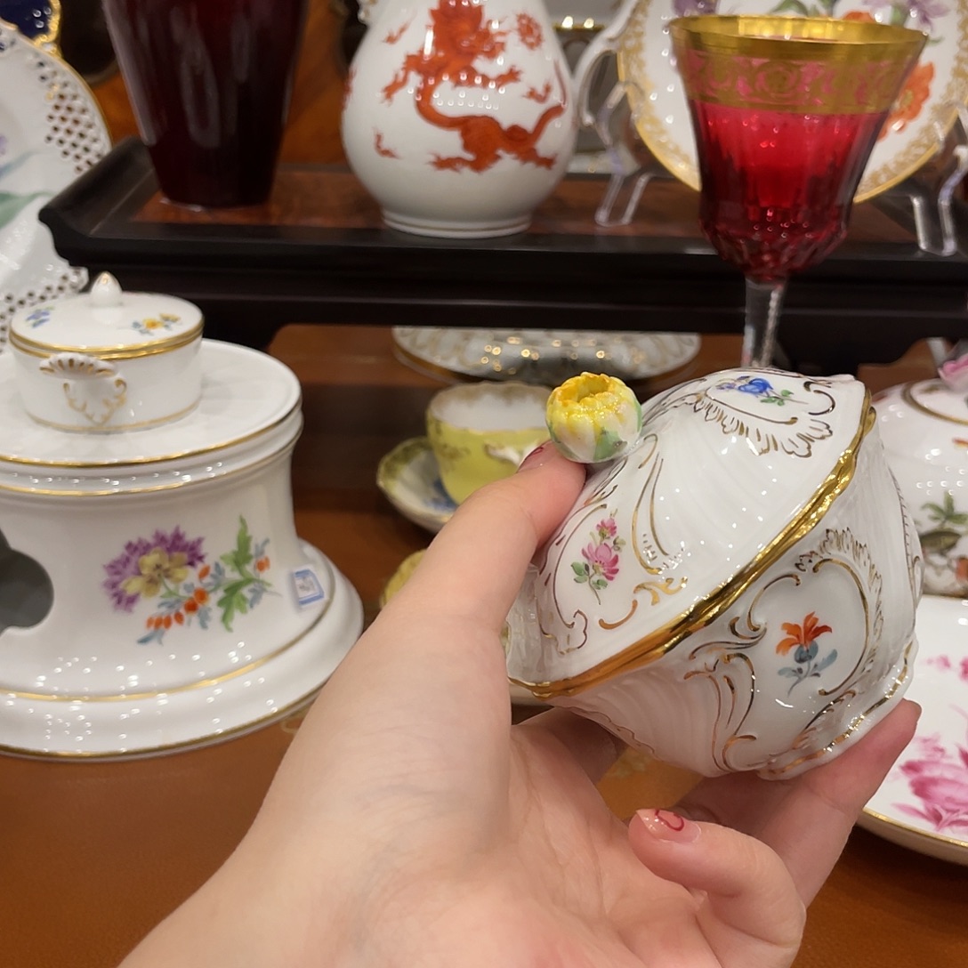 摆件中古二等糖罐