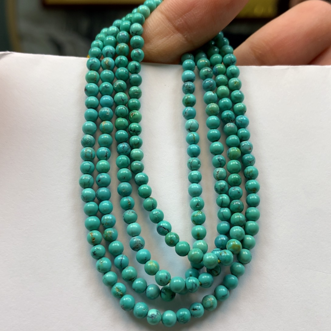 绿松石长链未镶嵌