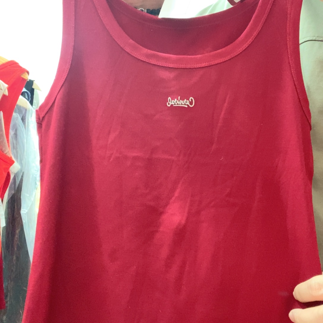 三醋酯纤维豆面酒红大码