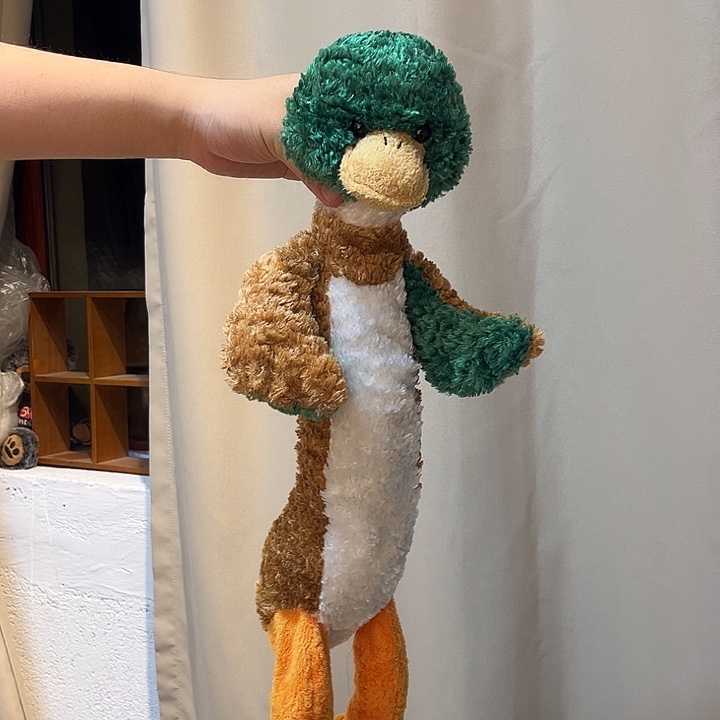 毛绒玩偶软软颗粒长条动物系列