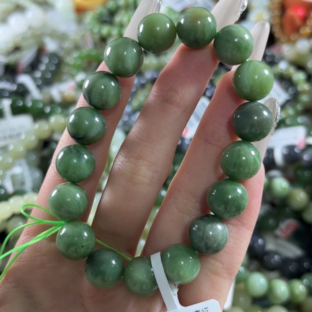 和田玉未镶嵌手链353