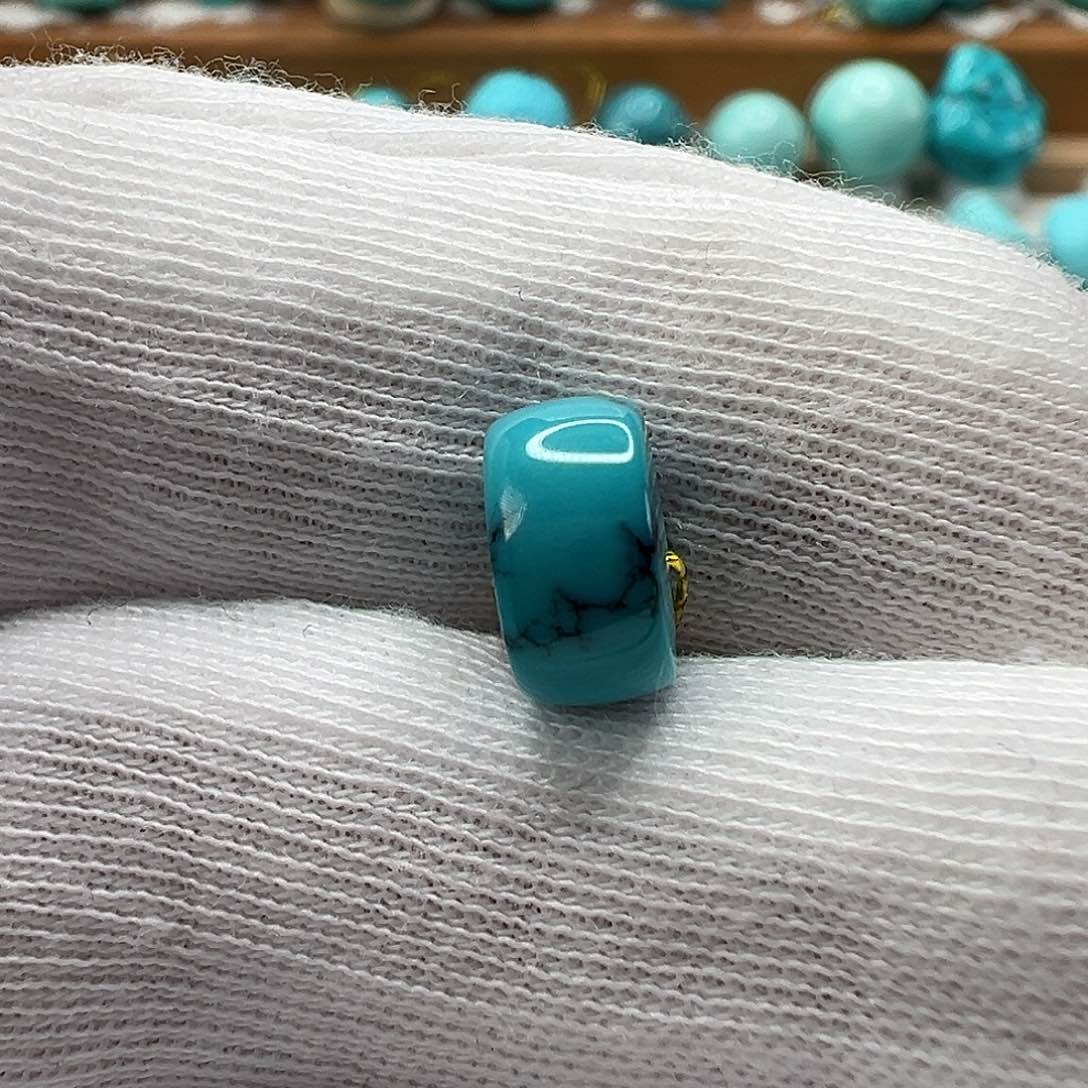 绿松石直切珠 未镶嵌