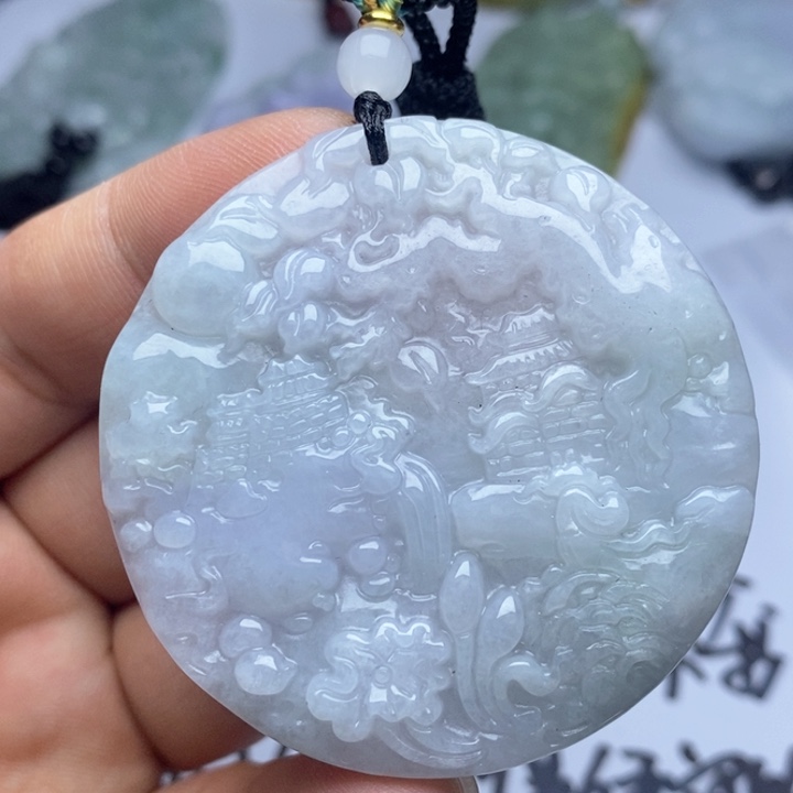 翡翠未镶嵌颈饰翡翠