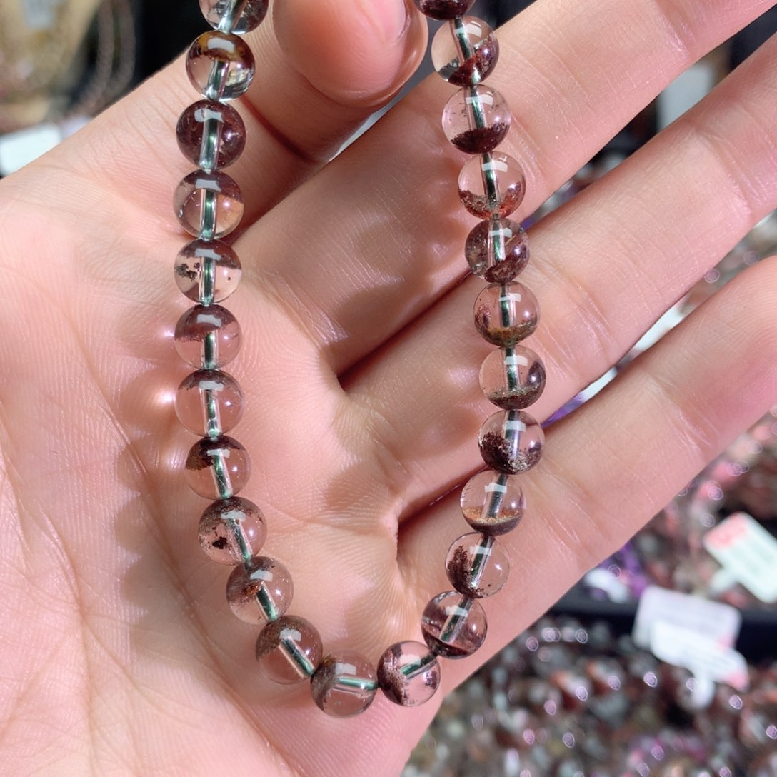 水晶手链未镶嵌李*李红幽灵7