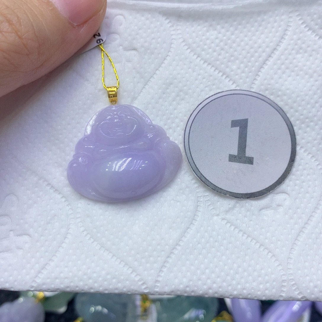 翡翠18K金镶嵌颈饰翡翠