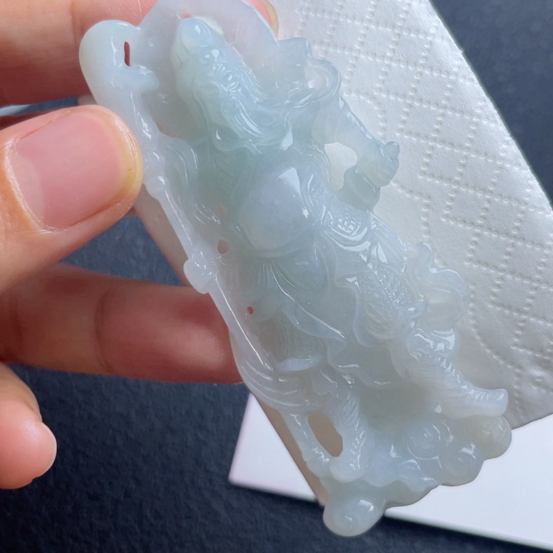 定制翡翠未镶嵌翡翠吊坠