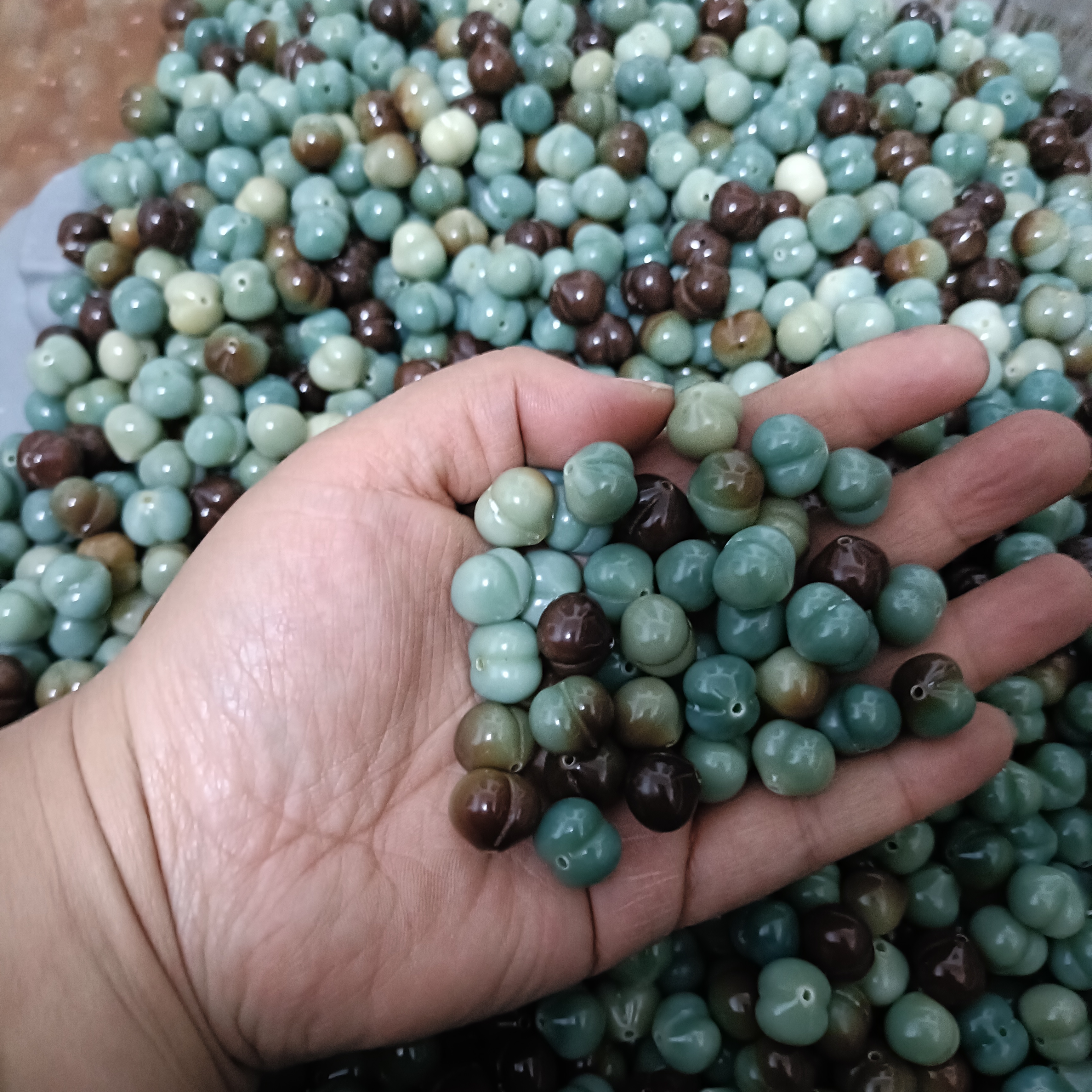 13mm屁桃菩提散珠适合文玩DIY手工配饰