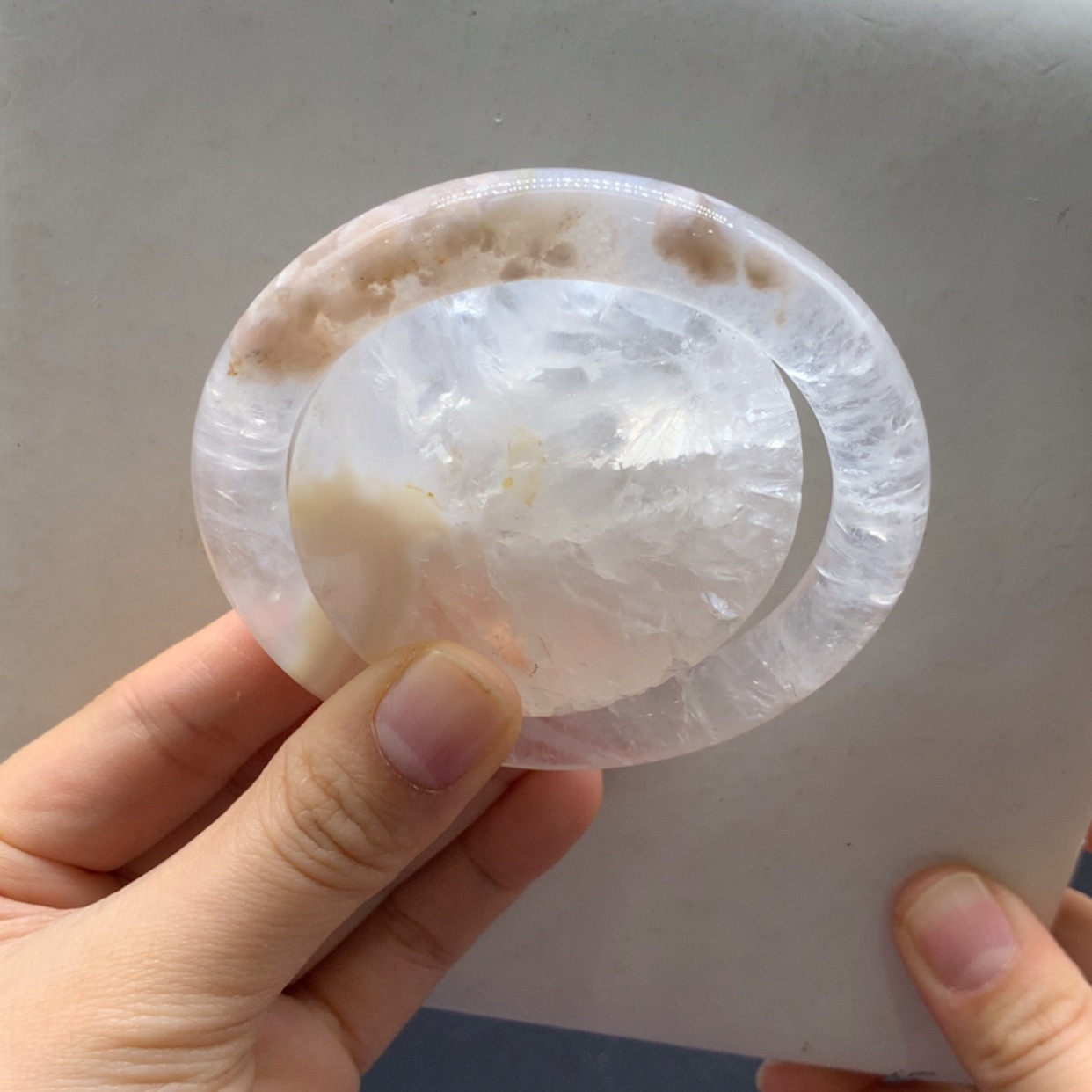 【闪购商品】玛瑙/玉髓手镯未镶嵌入*心