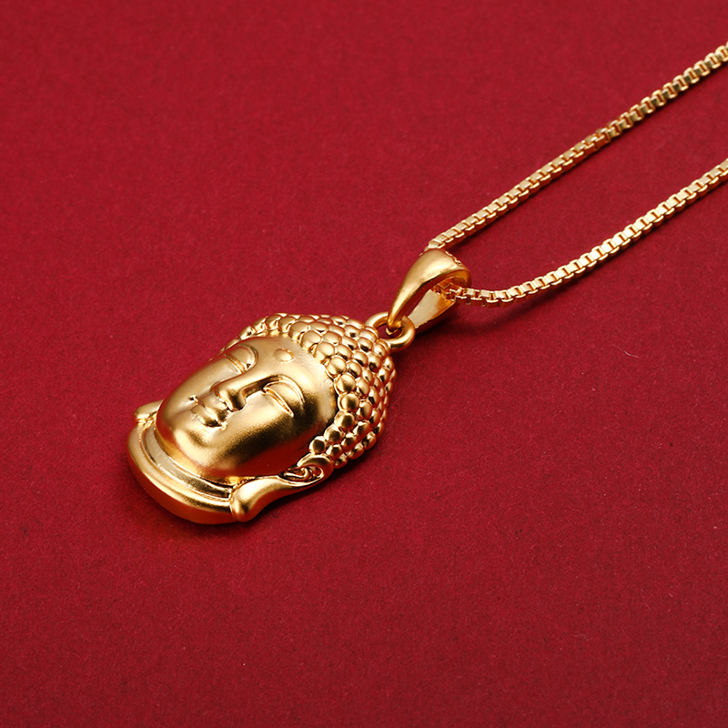 吊坠  千禧鑫珠宝 时尚饰品 小佛头吊坠  时尚爆款 百搭