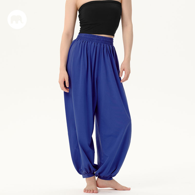 omshan·basic基础宽松休闲束脚灯笼裤 柔软日常瑜伽裤