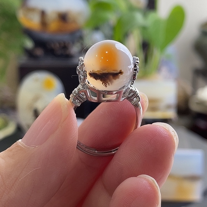 玛瑙/玉髓合金珠宝半成品