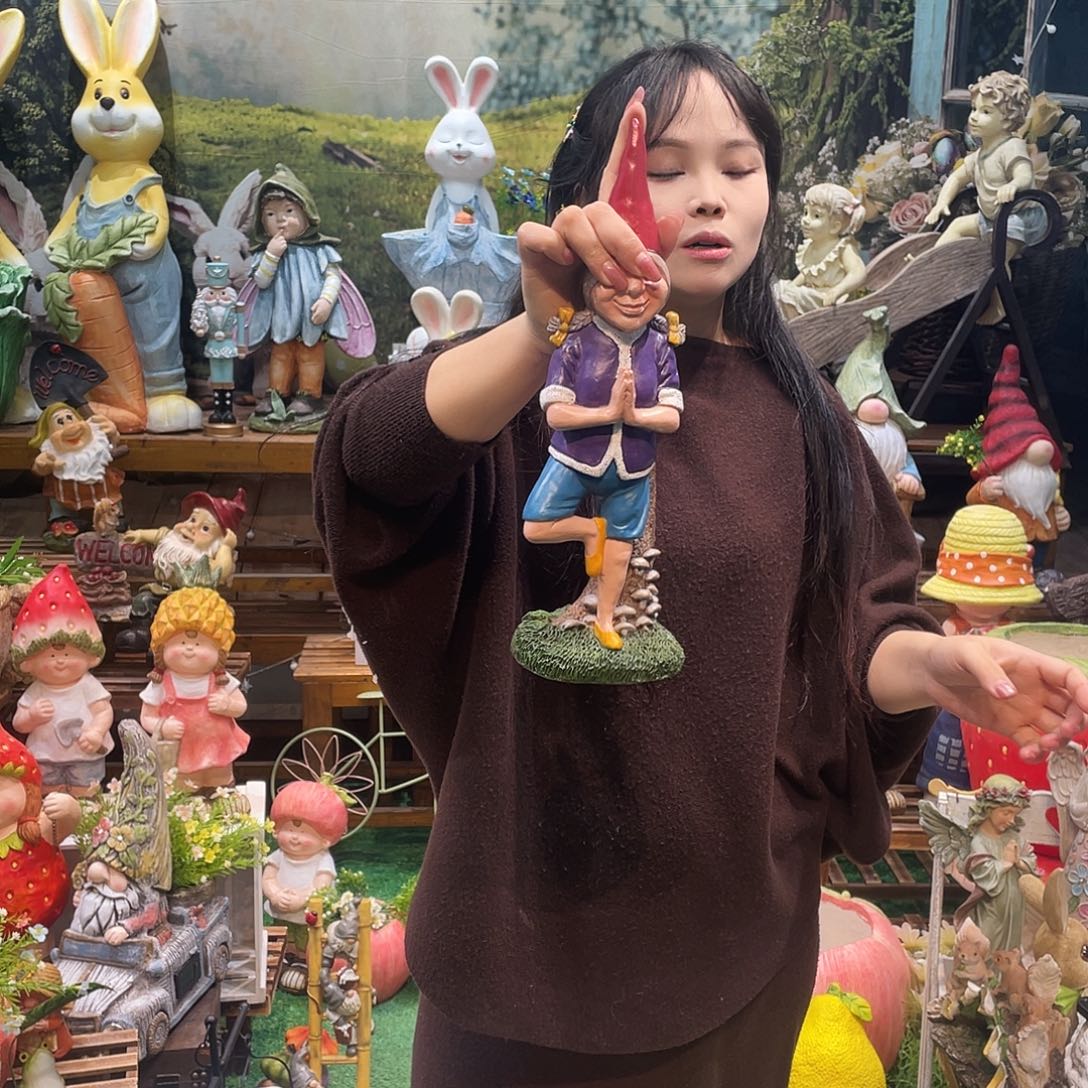 摆件花园摆件红红火火