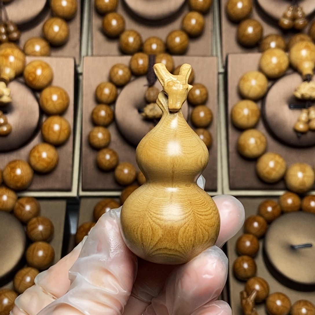 六道木把件六道葫芦