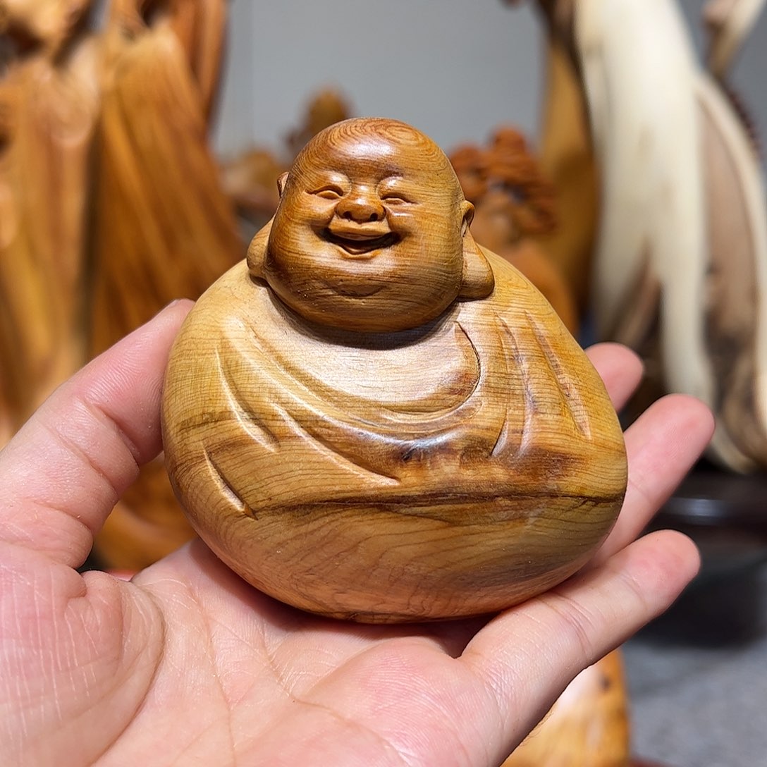 柏木崖柏木手把件摆件