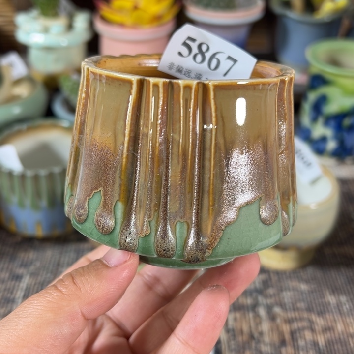 口6 手工花盆满30包邮