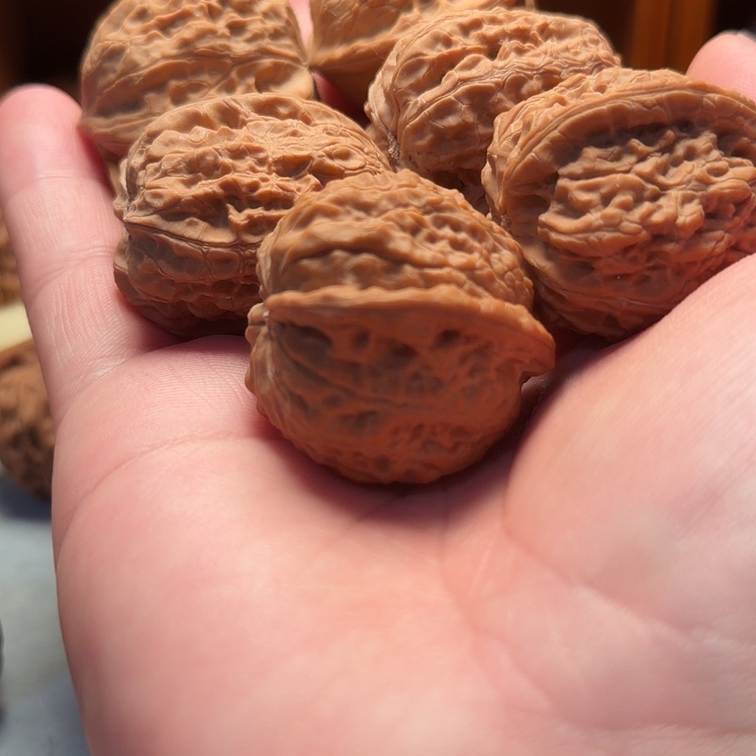 桃***念文玩核桃把件原树野核火麒麟福利套餐