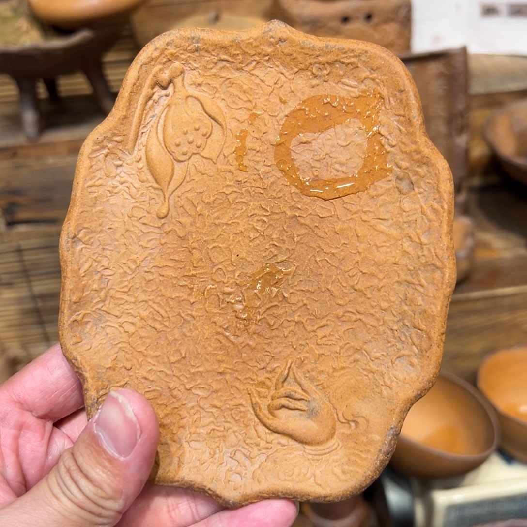 复古风格老陶泥系列茶盘茶具