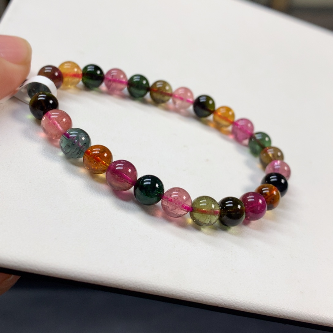 碧玺手链未镶嵌7左右