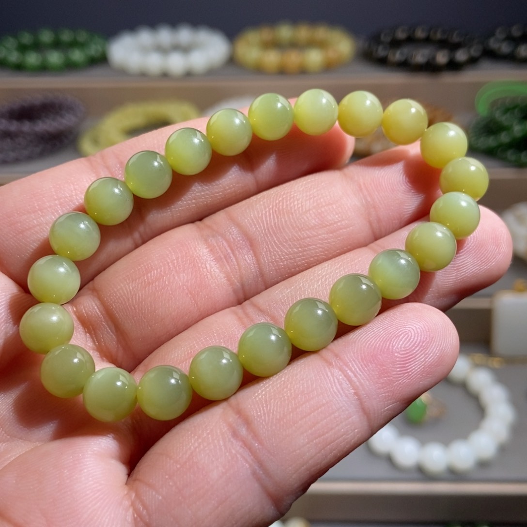 和田玉手链未镶嵌