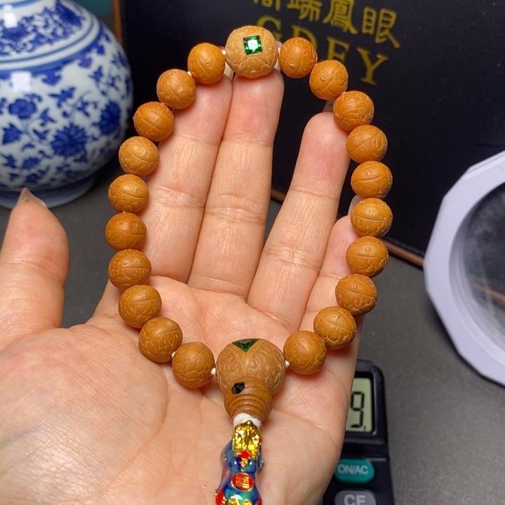 凤眼菩提手串尼泊尔