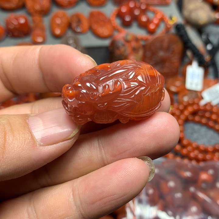 南红玛瑙吊坠(不含链)未镶嵌