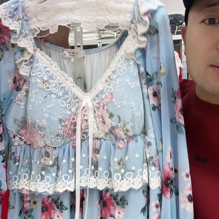 三醋酯纤维宫廷风家居服