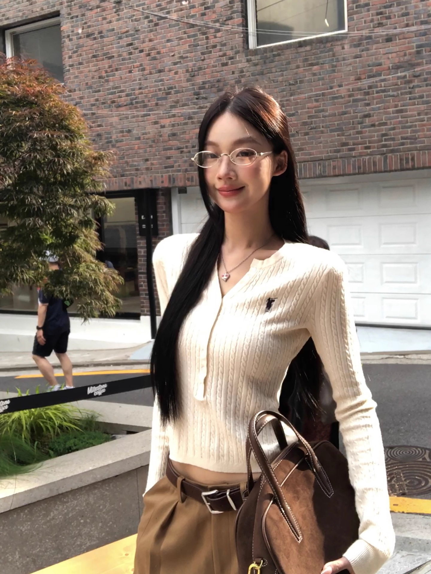 针织衫女2025新款早秋穿搭韩系氛围感外搭上衣修身毛衣外套