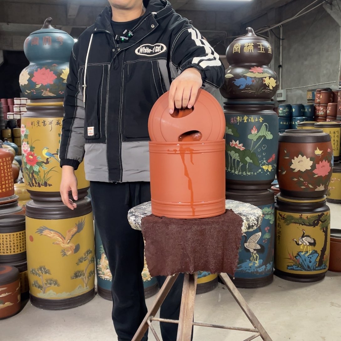 宜兴原矿紫砂茶叶罐