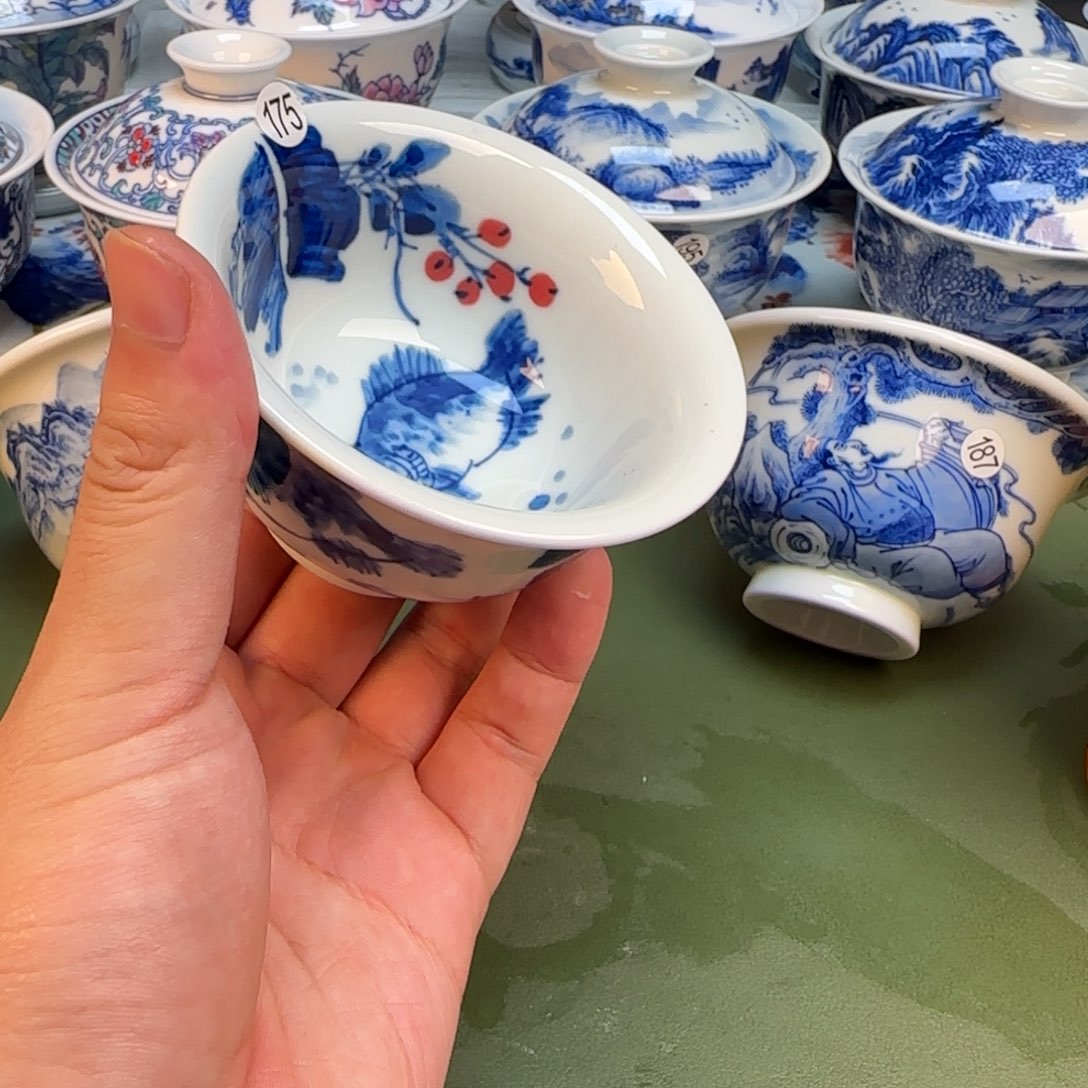 彦祖纯手工手绘茶具175