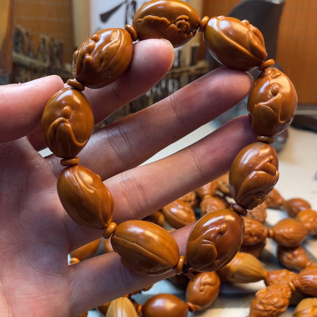 橄榄核手串/手链橄榄核雕工艺手串5119
