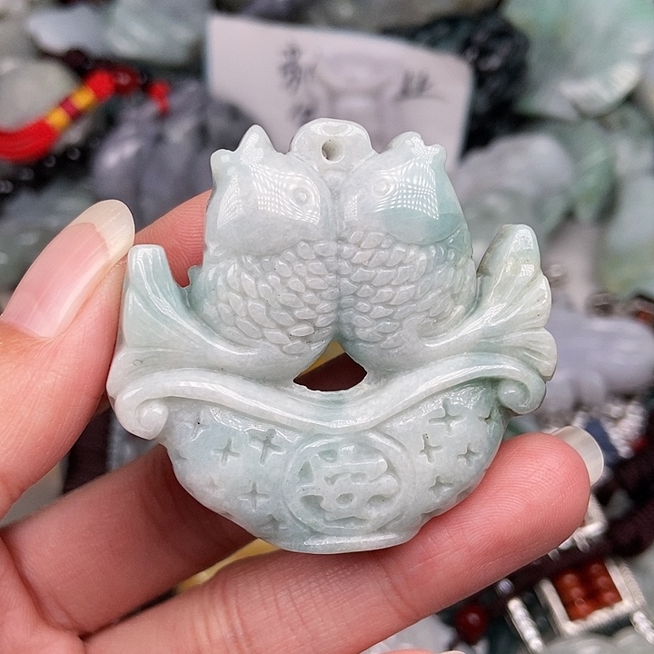 颈饰未镶嵌翡翠翡翠