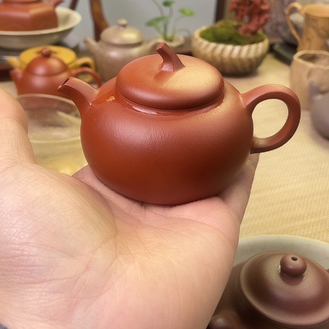 紫砂茶壶本*?零添加小煤窑朱泥120cc