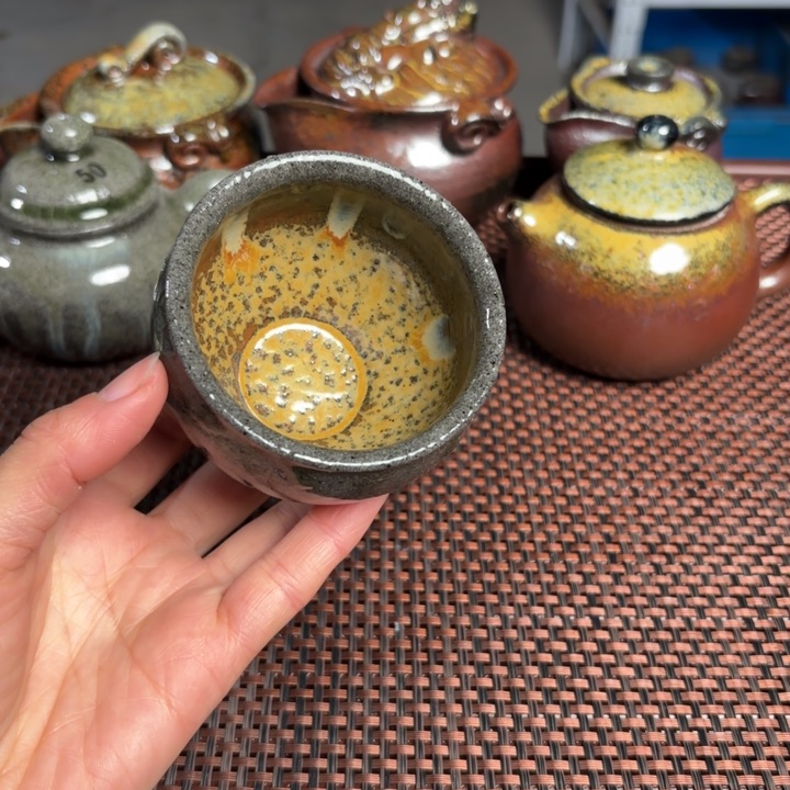 紫砂茶杯小水缸杯