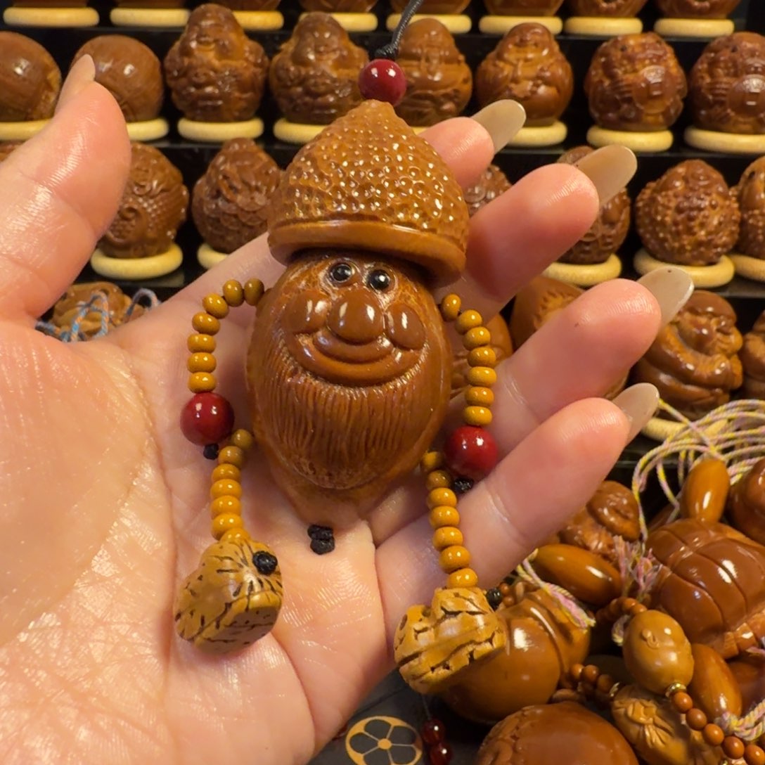 陌***丫橄榄核手串/手链地精小人