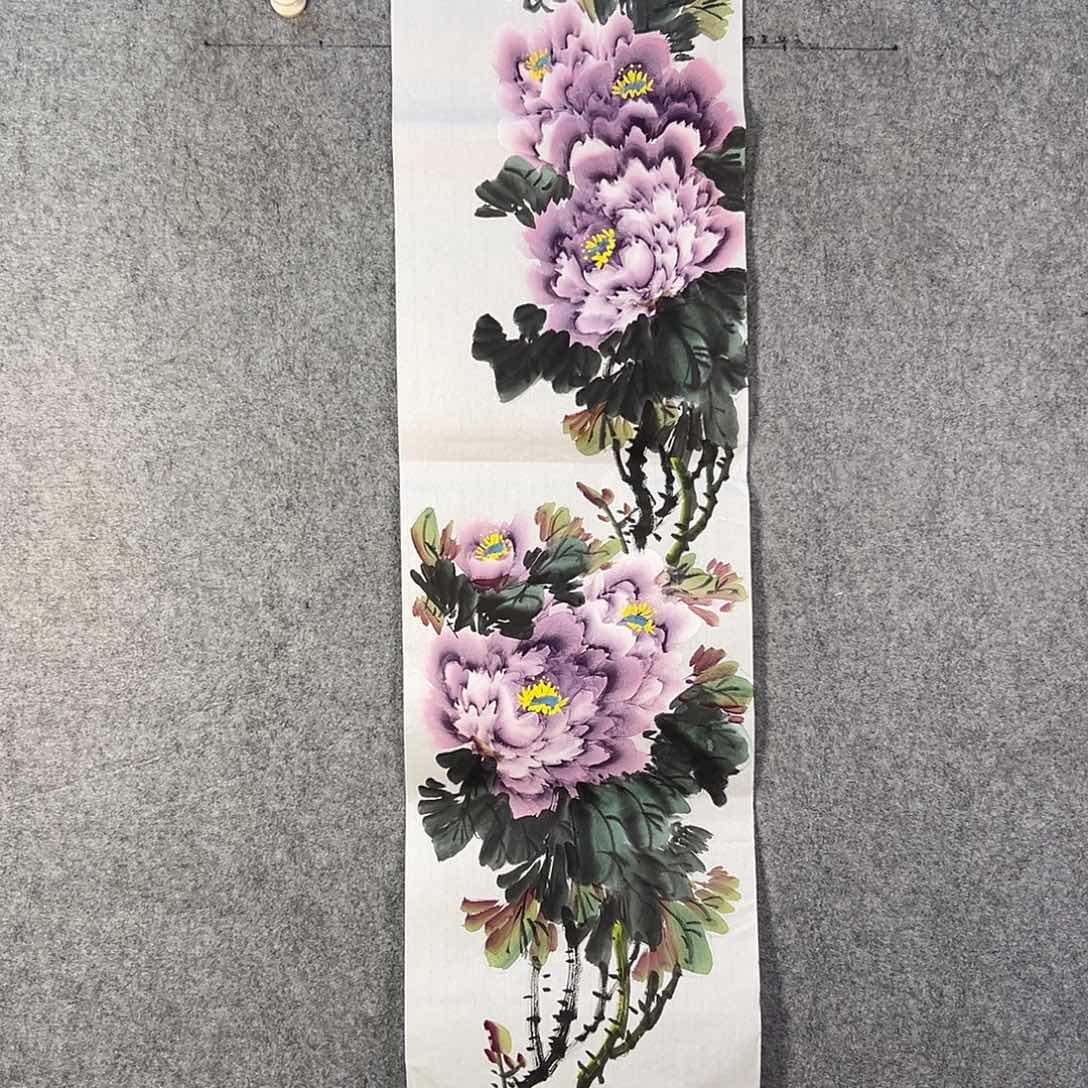 国画489 牡丹之歌中写有两位诗人和他