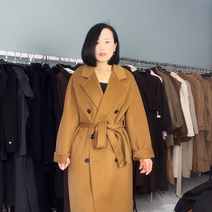 双面呢大衣801驼色M码