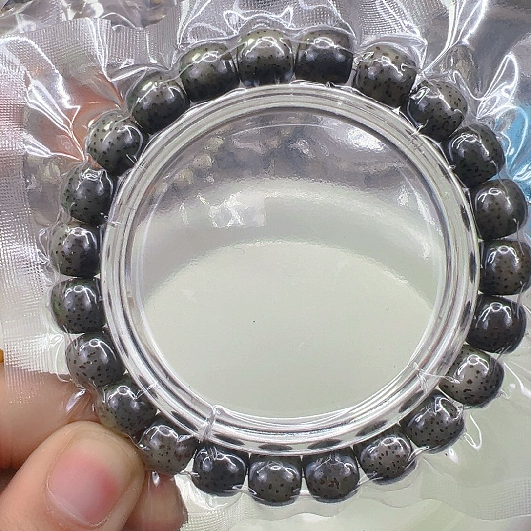 手串星月菩提19殿堂黑冰星月菩提单圈10左右