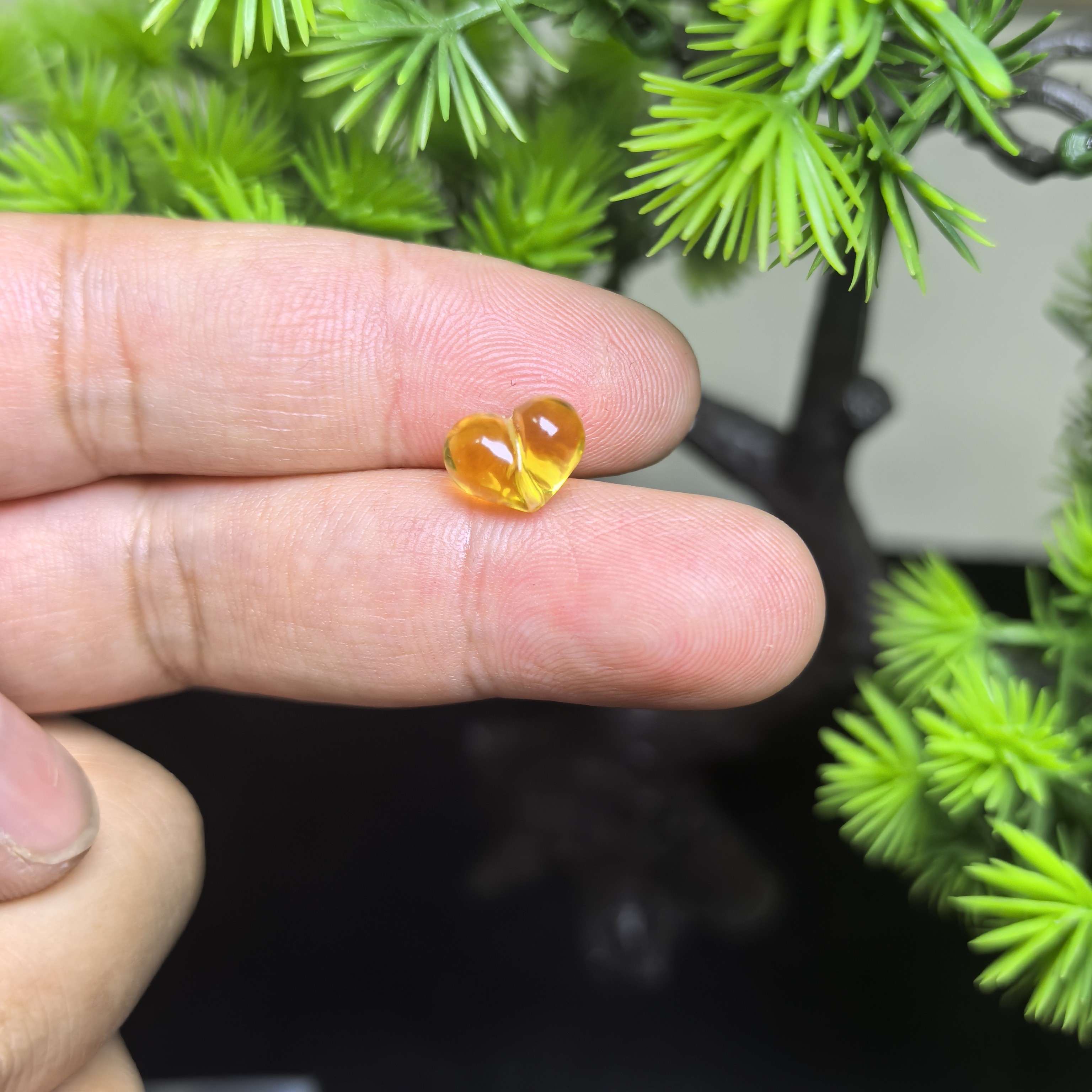 C1537天然蜜蜡精品屁桃尺寸10✖️6✖️8无优化支持复检