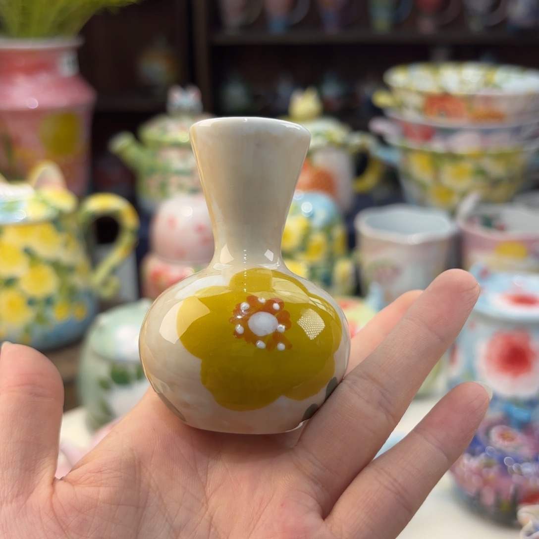 瓷片景德镇手绘高温釉下彩陶瓷茶具