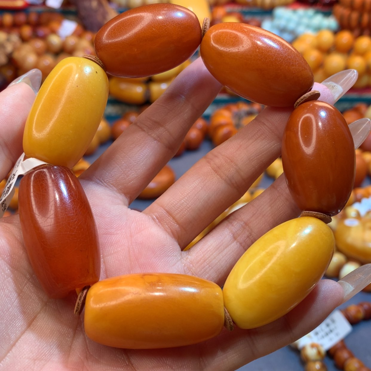 【闪购商品】琥珀手链未镶嵌蜜蜡