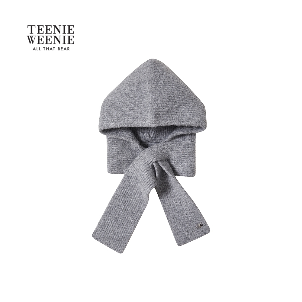 TeenieWeenie小熊帽子25柔软舒适围巾帽子一体针织帽TTAC25FT02E