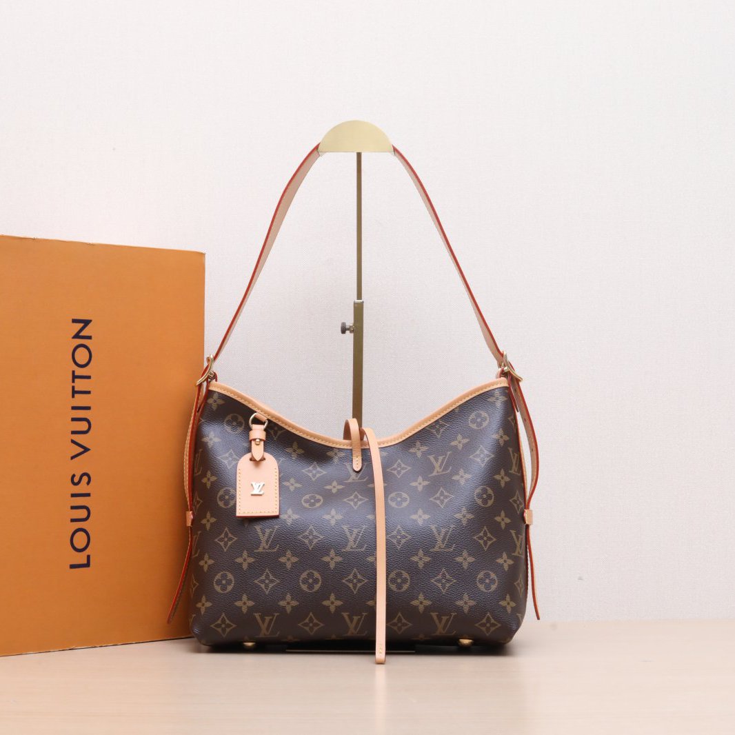 99新 LouisVuitton/路易威登 【小花Han】CARRYALL 小号 老花 芯片