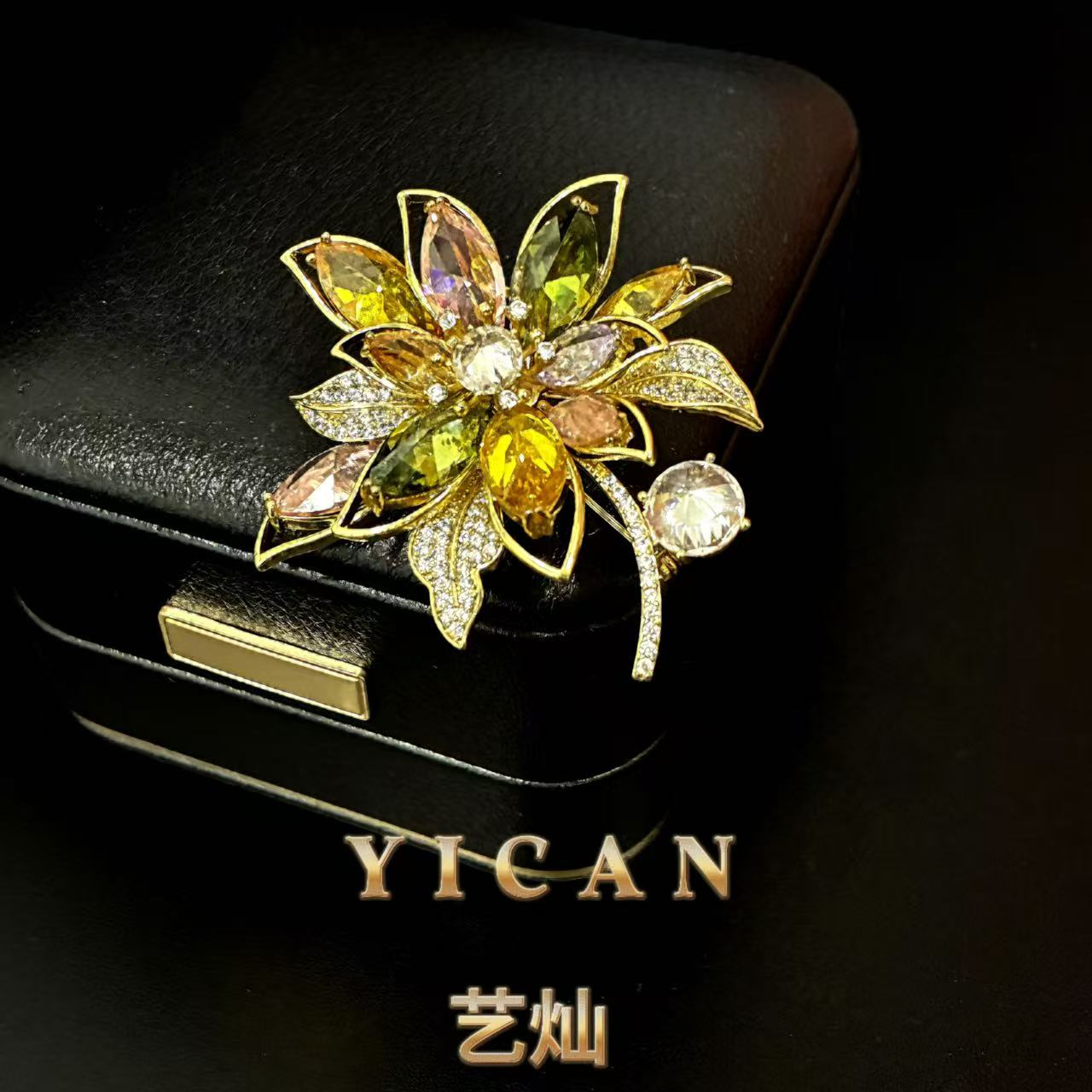 合金胸针 【春暖花开】简约百搭精致优雅高档春夏时尚胸针z1073