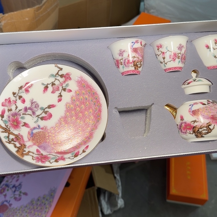 清货琉璃珐琅彩现场系列听主播讲