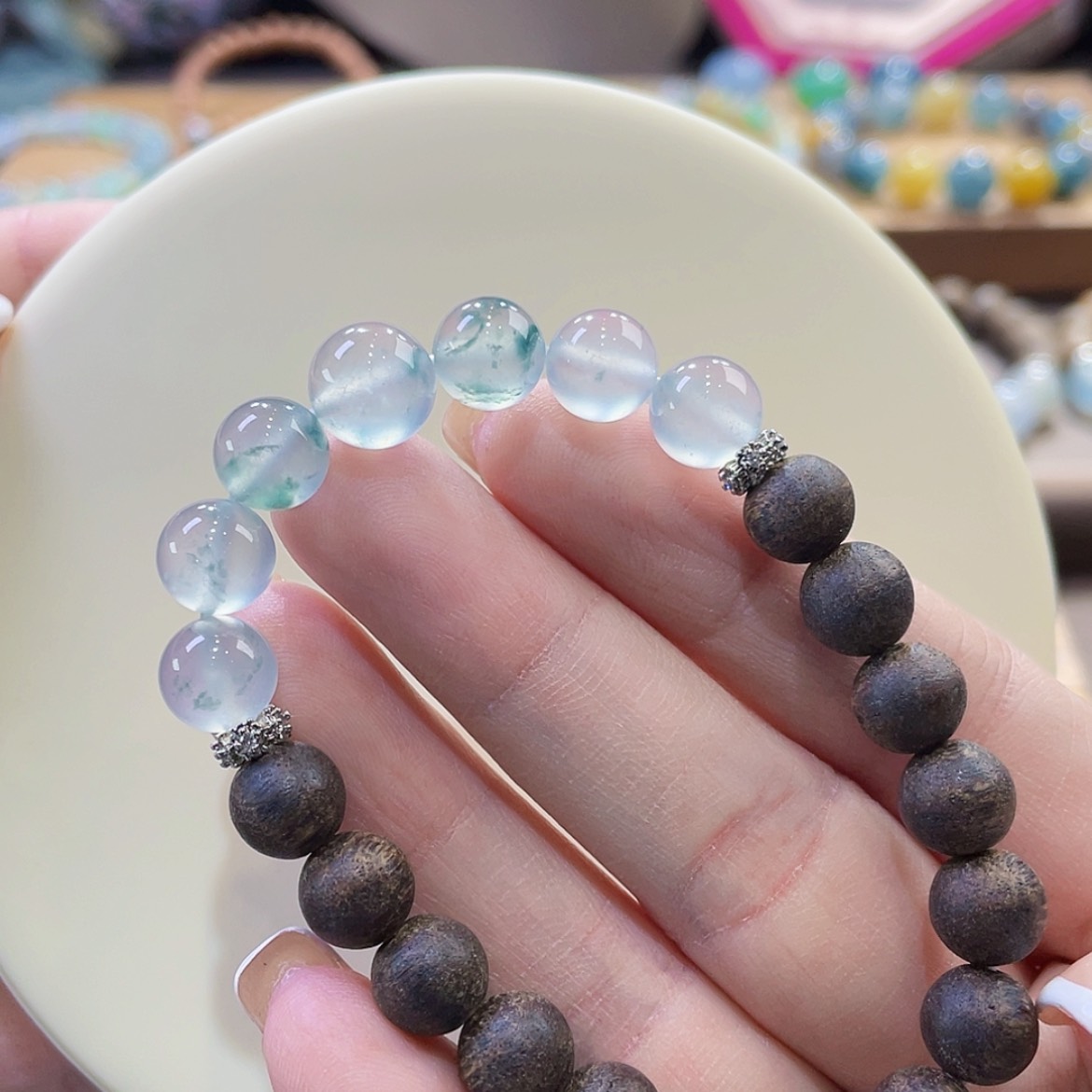 【闪购商品】翡翠未镶嵌颈饰蓝刚