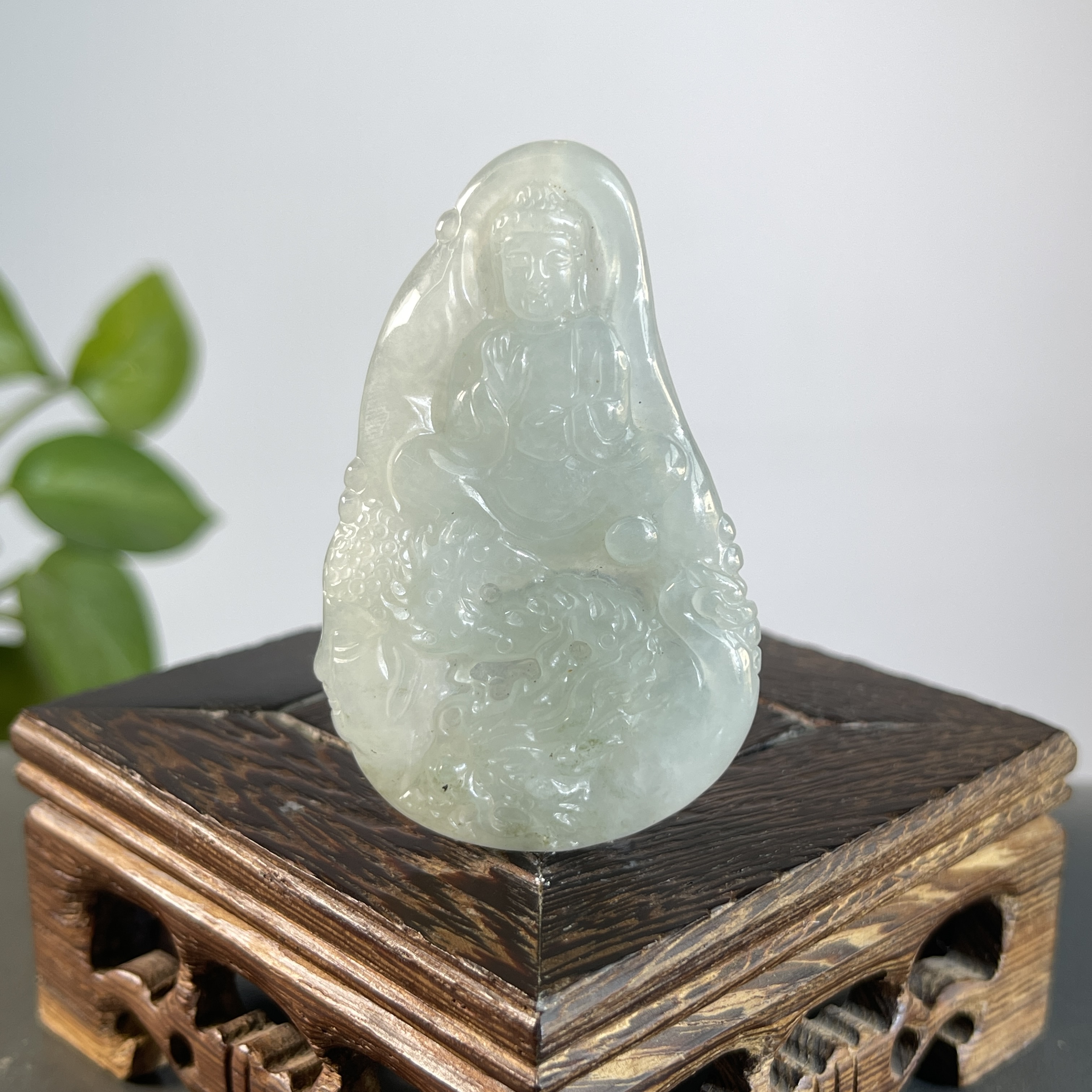 JGW18-40  天然缅甸A货翡翠  御龙阿弥